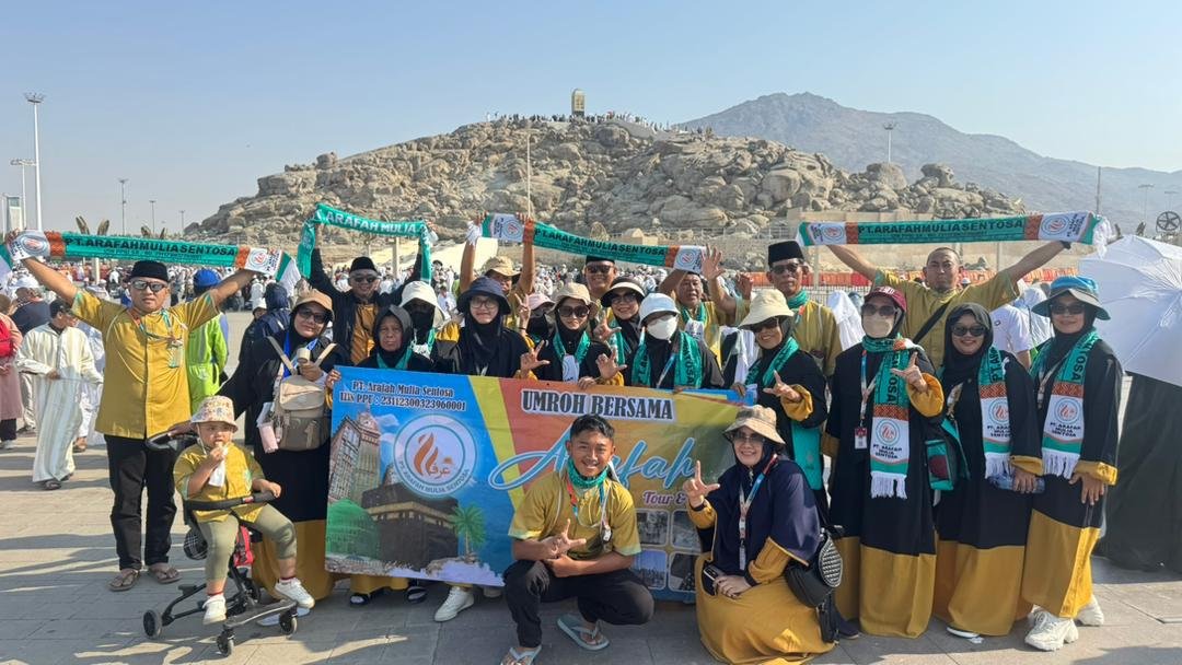 Jamaah Arafah di Jabal Rahmah
