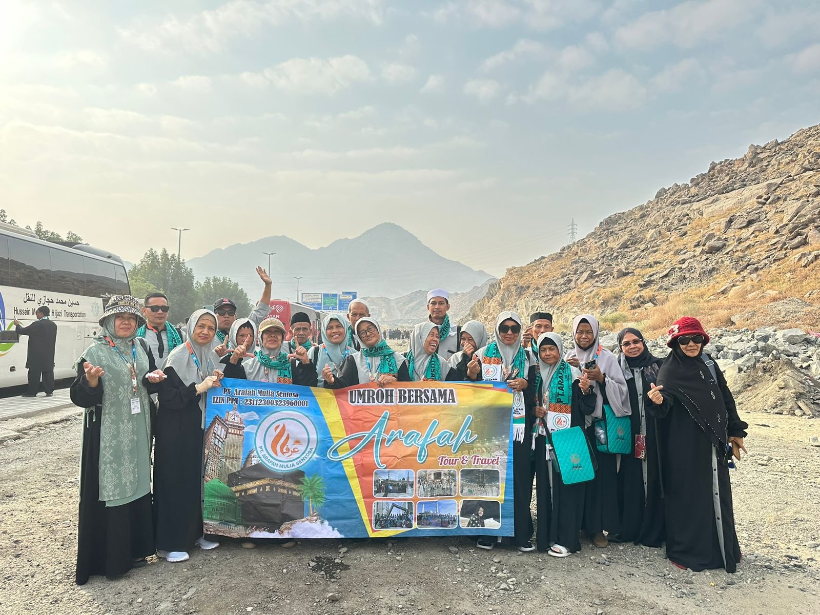 Ziarah Bus Jamaah Arafah